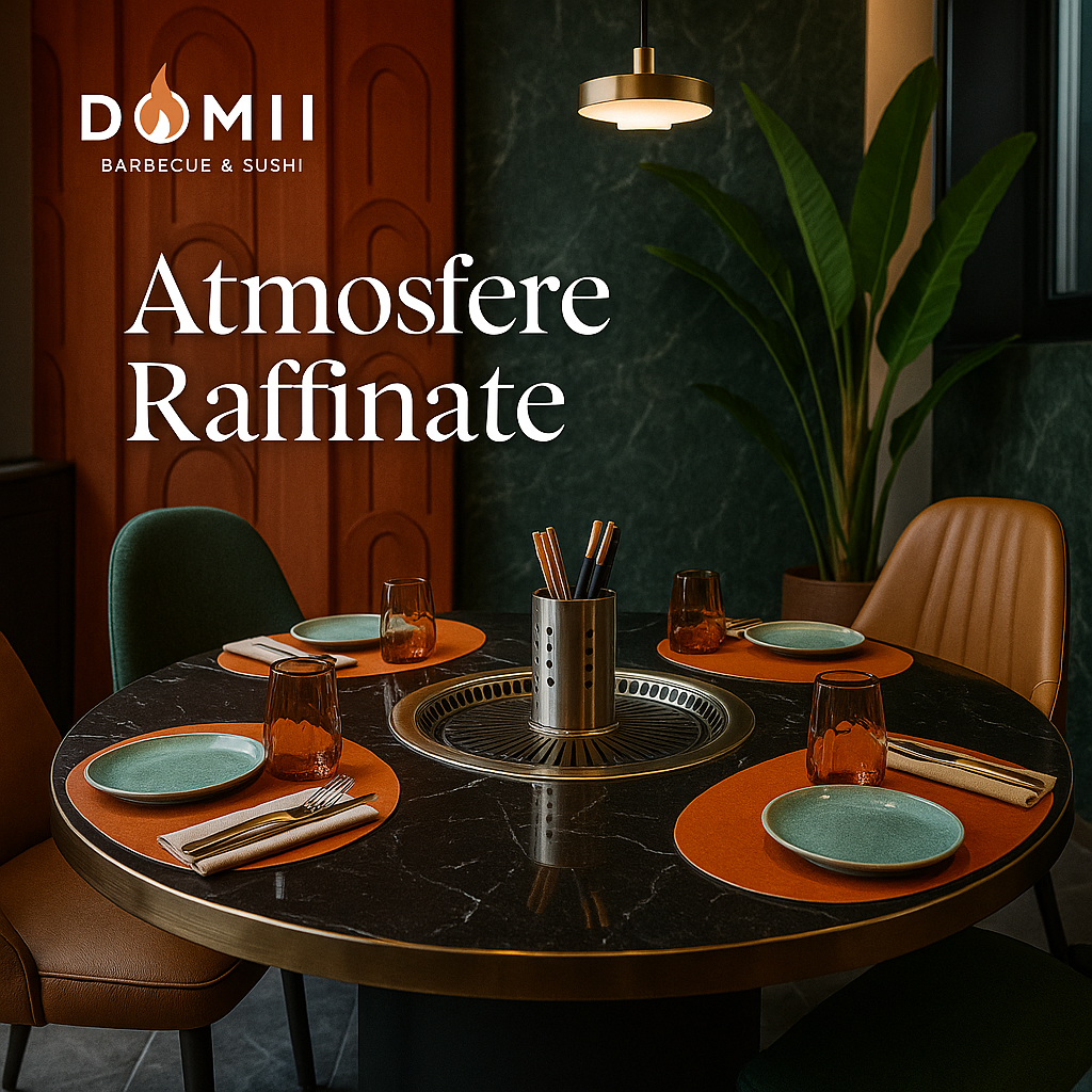 Tavoli spaziosi DOMII - Griglie al tavolo